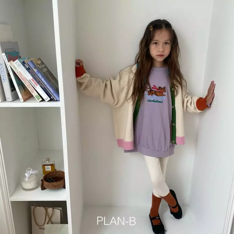 Plan B - Korean Children Fashion - #kidsshorts - Color Knit Cardigan - 10