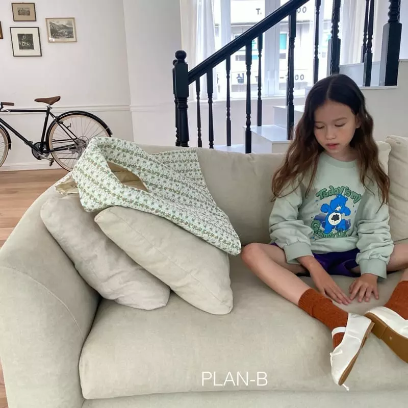Plan B - Korean Children Fashion - #kidsshorts - Today Bear Sweatshirt - 4