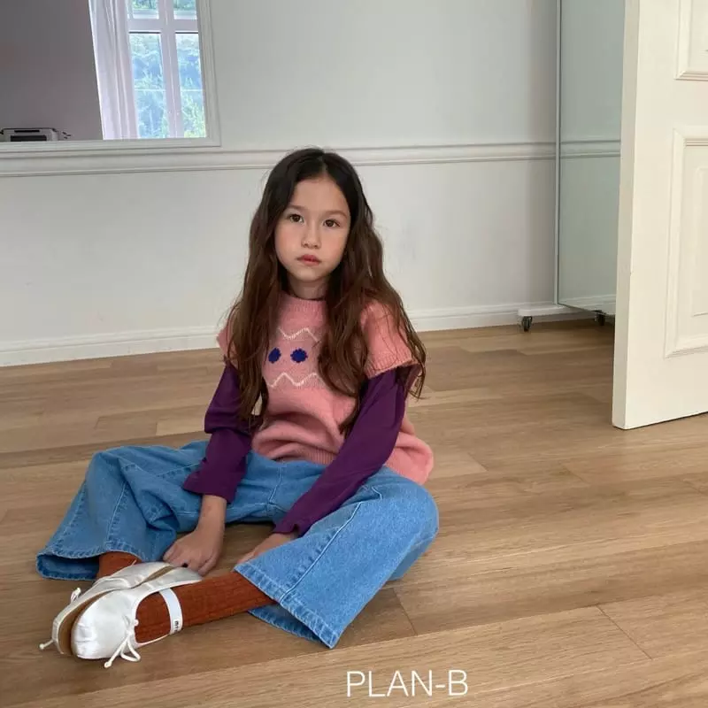 Plan B - Korean Children Fashion - #kidsstore - Slit Button Jeans