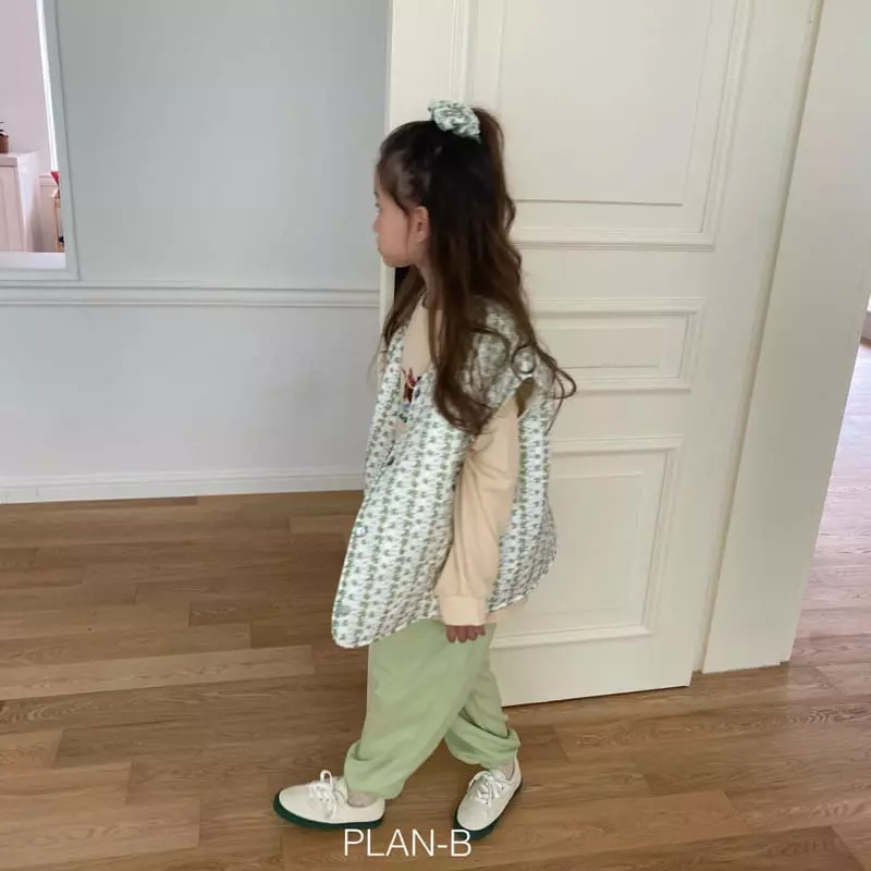 Plan B - Korean Children Fashion - #kidsstore - Flower Quilting Vest - 6