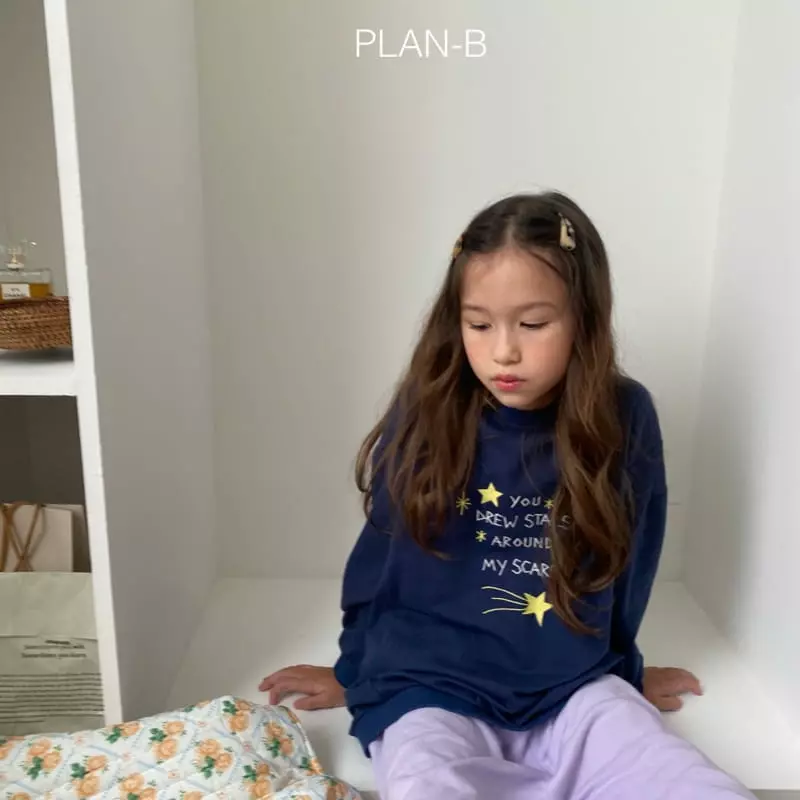 Plan B - Korean Children Fashion - #littlefashionista - Star Embroidery Sweatshirt - 10