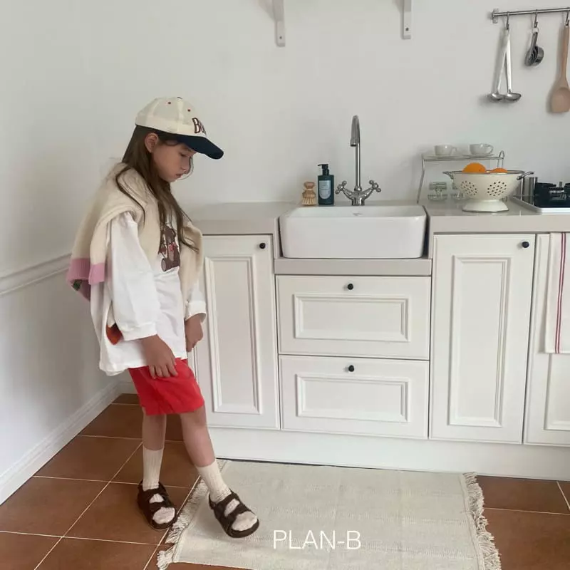 Plan B - Korean Children Fashion - #littlefashionista - Star Embroidery Ribbon Bear Tee - 9