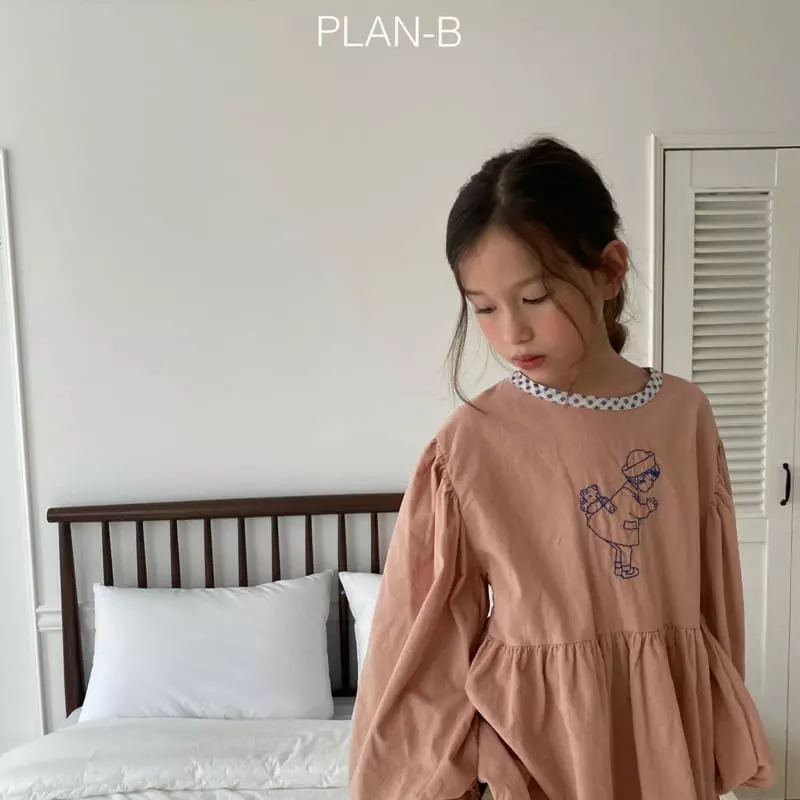 Plan B - Korean Children Fashion - #littlefashionista - Girl Embroidery Blouse - 10