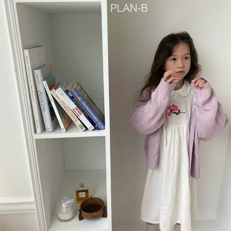 Plan B - Korean Children Fashion - #littlefashionista - Rose Embroidery Collar One-piece - 4