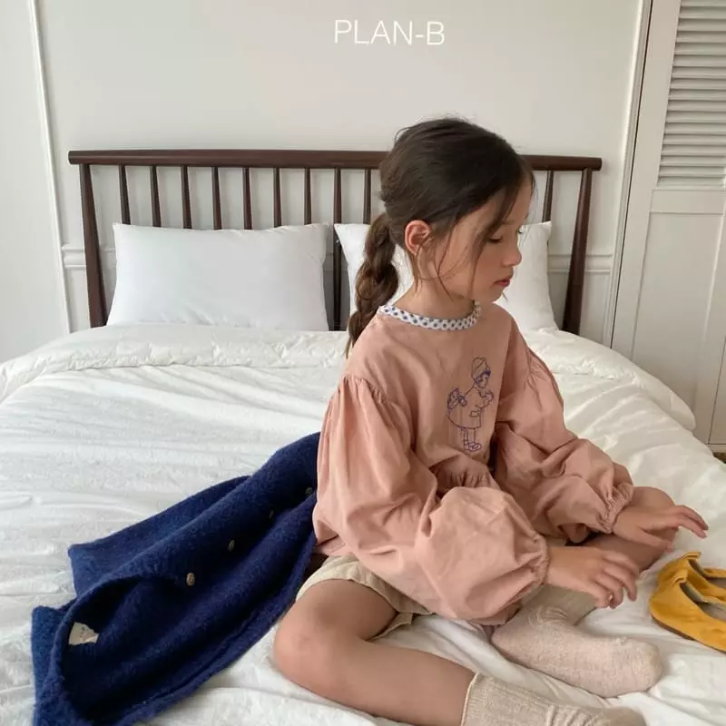 Plan B - Korean Children Fashion - #magicofchildhood - Girl Embroidery Blouse - 11