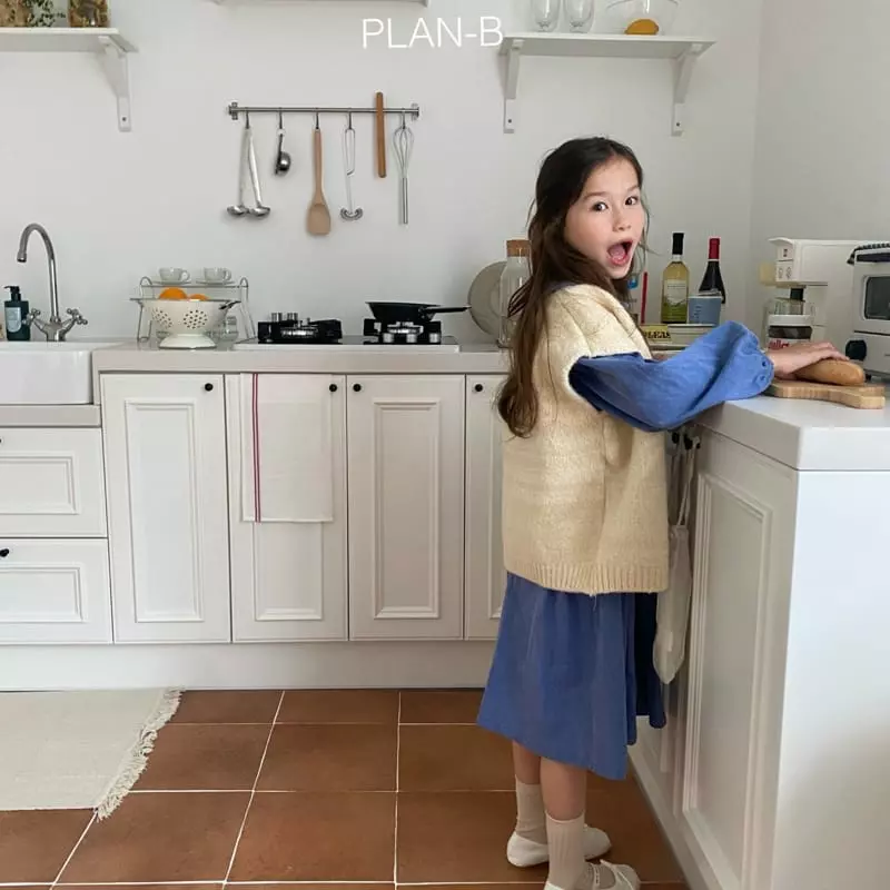 Plan B - Korean Children Fashion - #minifashionista - Color Silt Vest - 5