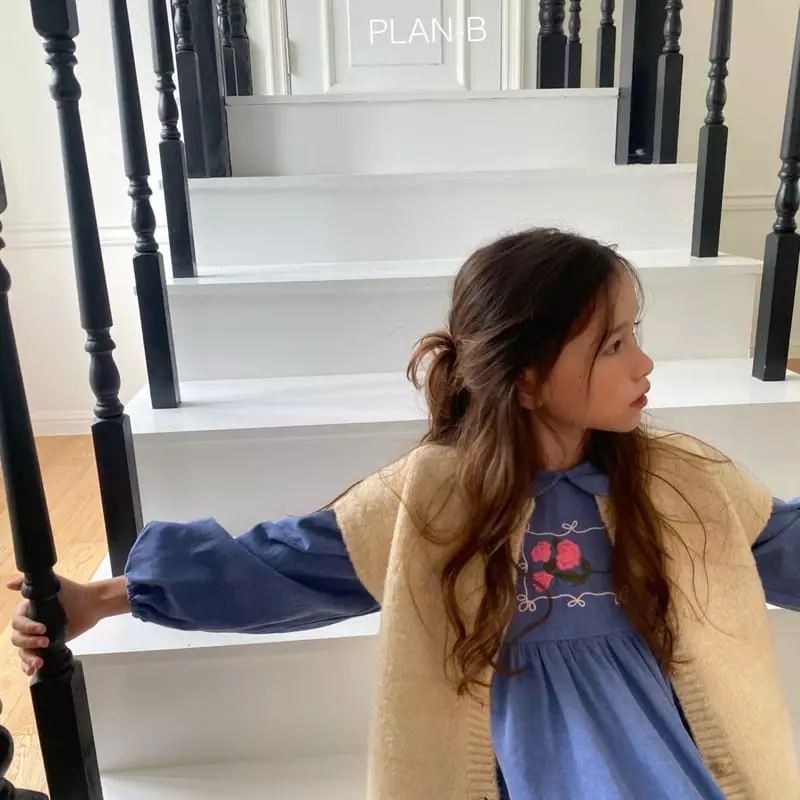 Plan B - Korean Children Fashion - #prettylittlegirls - Color Silt Vest - 6