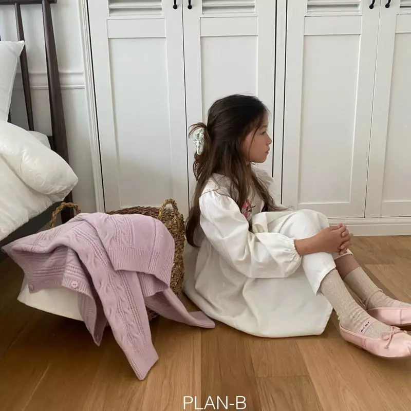 Plan B - Korean Children Fashion - #stylishchildhood - Rose Embroidery Collar One-piece - 9