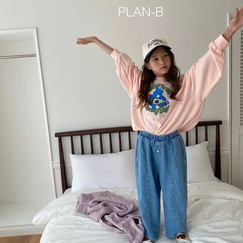 Plan B - Korean Children Fashion - #todddlerfashion - Slit Button Jeans - 8