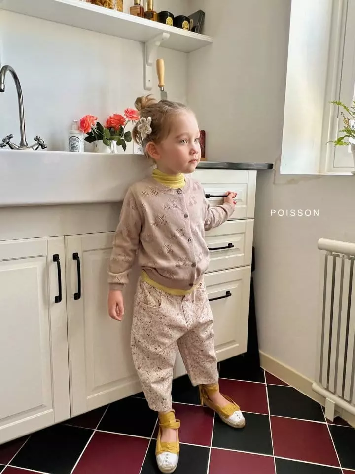 Poisson - Korean Children Fashion - #Kfashion4kids - Flower Easy Pants - 7