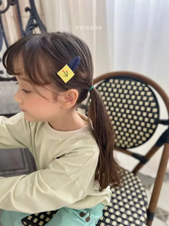 Poisson - Korean Children Fashion - #childofig - Cherry EmbrodieryHiarpin - 8