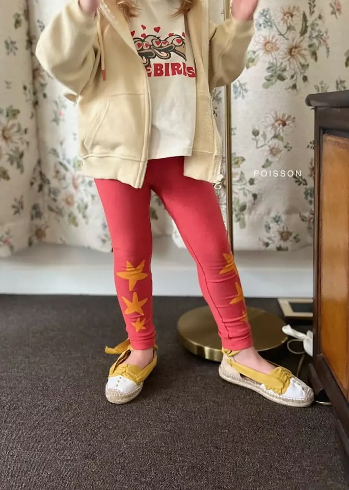 Poisson - Korean Children Fashion - #childofig - Star Leggings