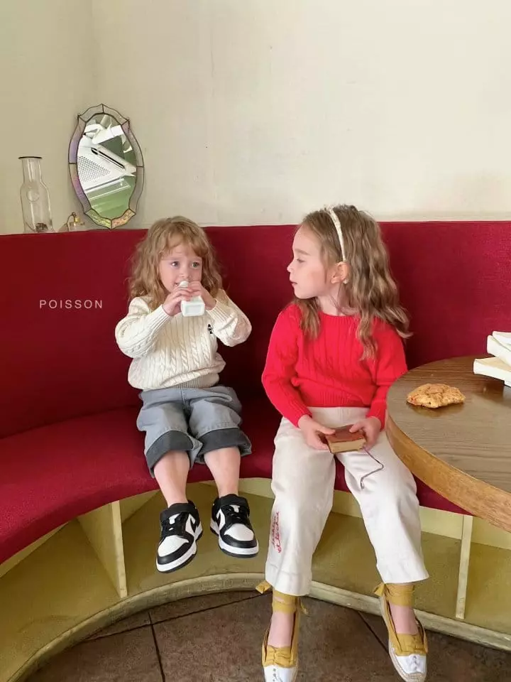 Poisson - Korean Children Fashion - #childofig - Twist Knit Tee - 8