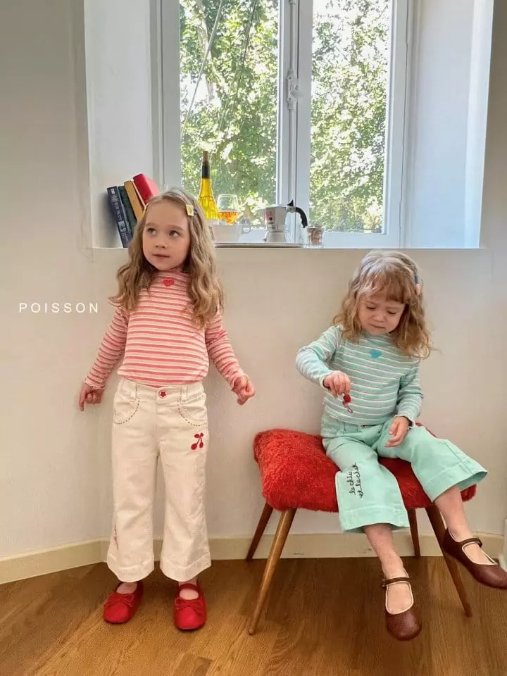 Poisson - Korean Children Fashion - #childrensboutique - Cherry Pants - 10