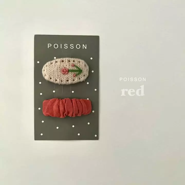Poisson - Korean Children Fashion - #childrensboutique - Lani Embroidery Hairpin - 11