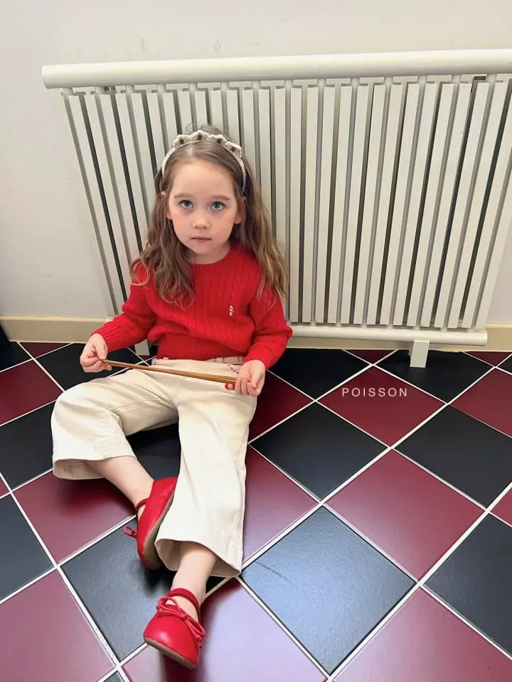 Poisson - Korean Children Fashion - #designkidswear - Cherry Pants - 11