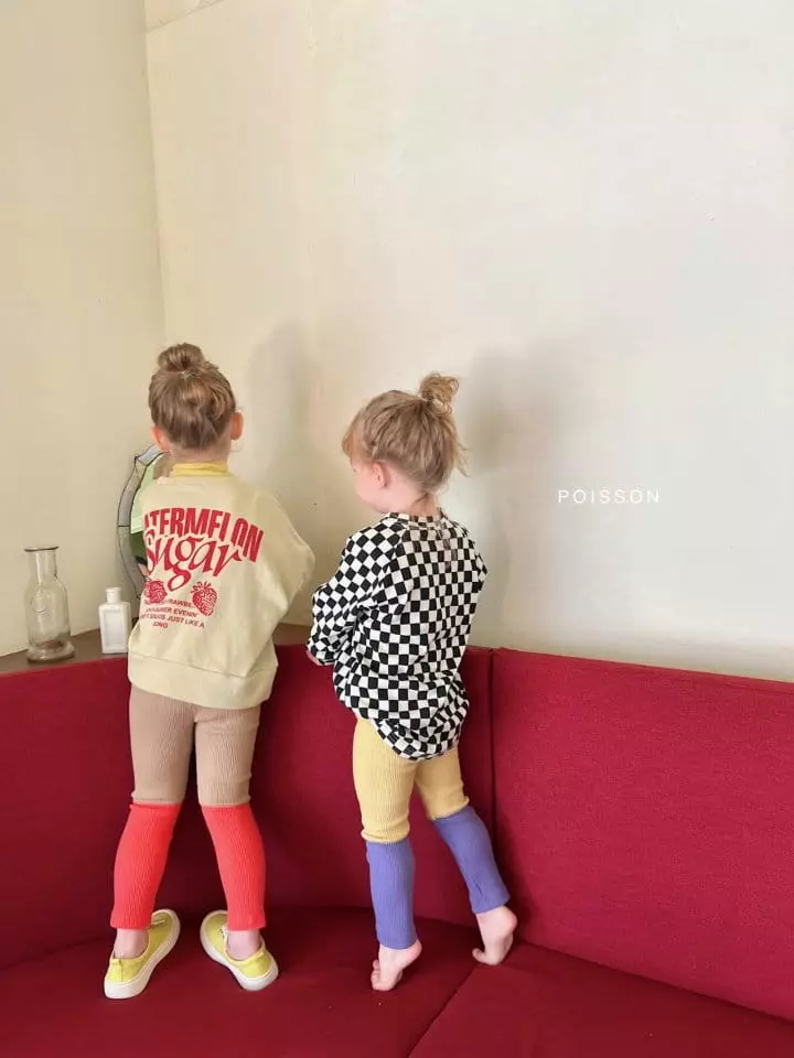 Poisson - Korean Children Fashion - #designkidswear - Embroidery Half Leggings - 8