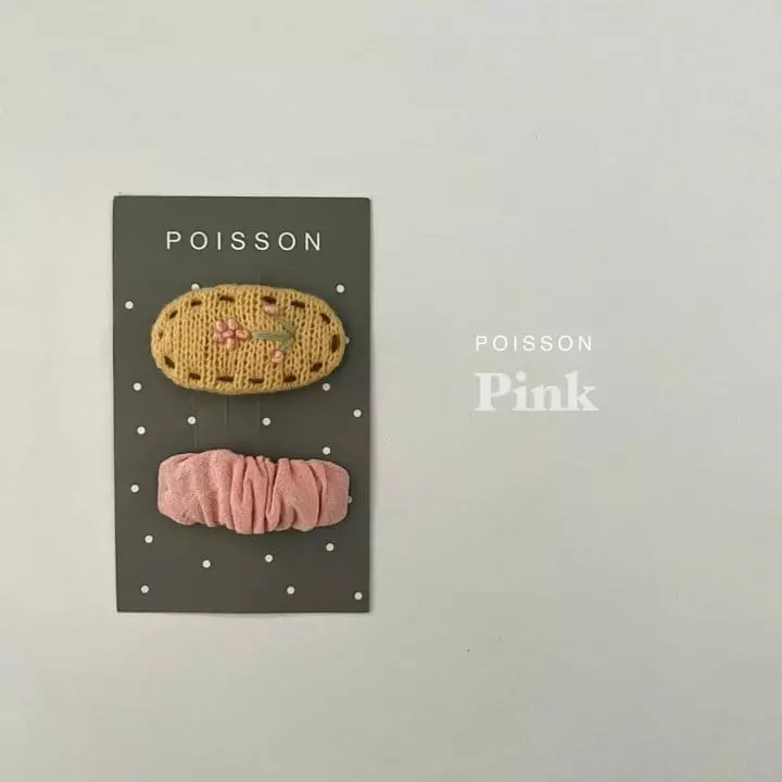 Poisson - Korean Children Fashion - #designkidswear - Lani Embroidery Hairpin - 12