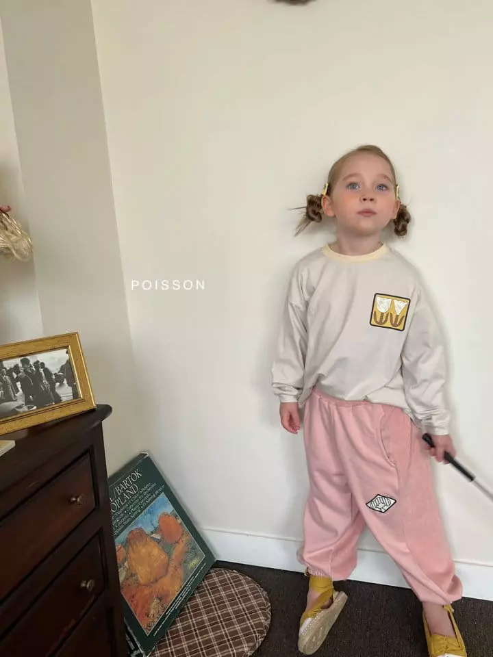 Poisson - Korean Children Fashion - #designkidswear - Half Terry Pants - 3
