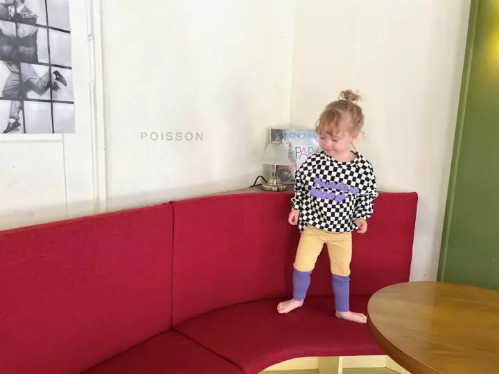 Poisson - Korean Children Fashion - #fashionkids - Embroidery Half Leggings - 10