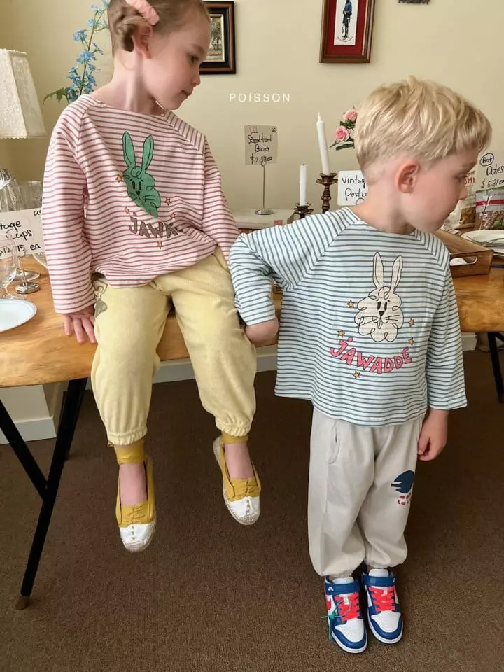 Poisson - Korean Children Fashion - #fashionkids - Barnie Tee - 3