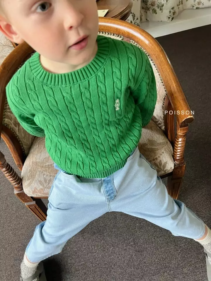Poisson - Korean Children Fashion - #fashionkids - Twist Knit Tee - 12