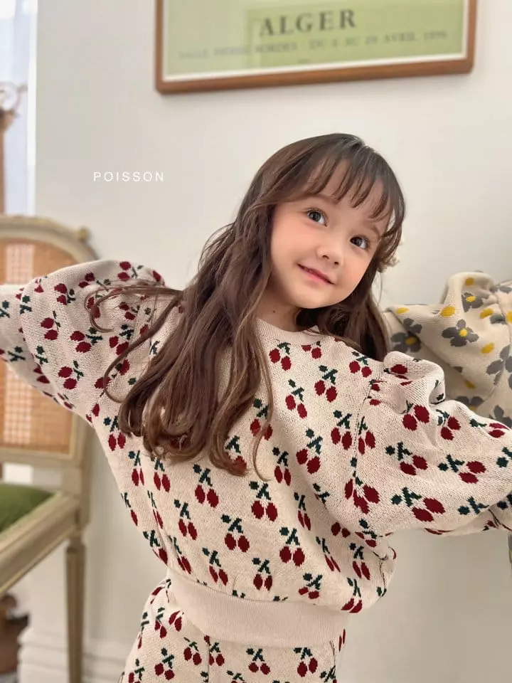 Poisson - Korean Children Fashion - #fashionkids - Puff Top Bottom Set