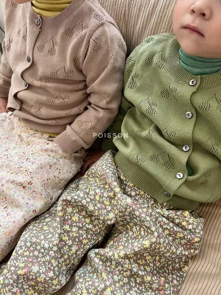 Poisson - Korean Children Fashion - #fashionkids - Flower Easy Pants - 4