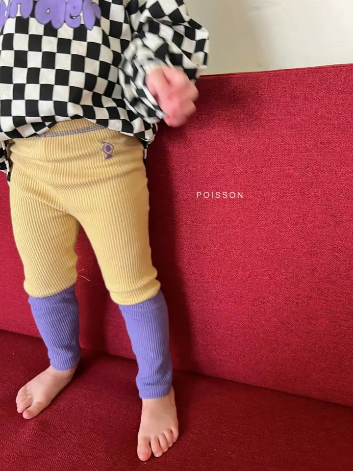 Poisson - Korean Children Fashion - #kidsstore - Embroidery Half Leggings - 12