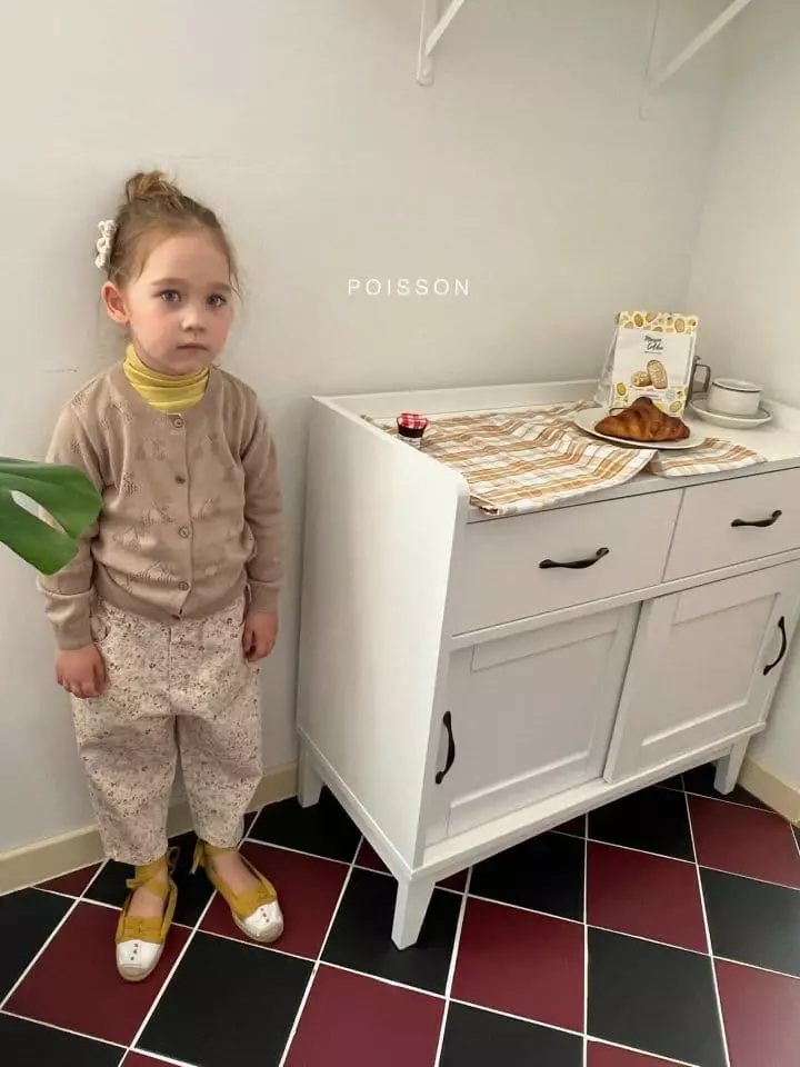 Poisson - Korean Children Fashion - #kidsstore - Flower Easy Pants - 5