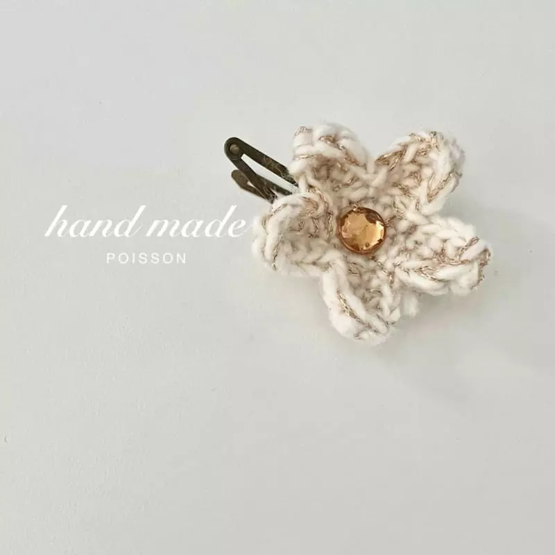 Poisson - Korean Children Fashion - #kidsstore - Hand Made Flower Hairpin