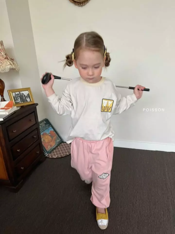 Poisson - Korean Children Fashion - #kidzfashiontrend - Half Terry Pants - 8