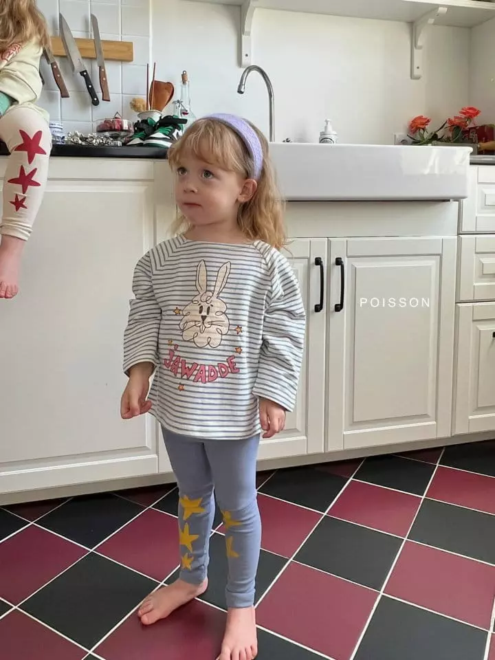 Poisson - Korean Children Fashion - #littlefashionista - Star Leggings - 10