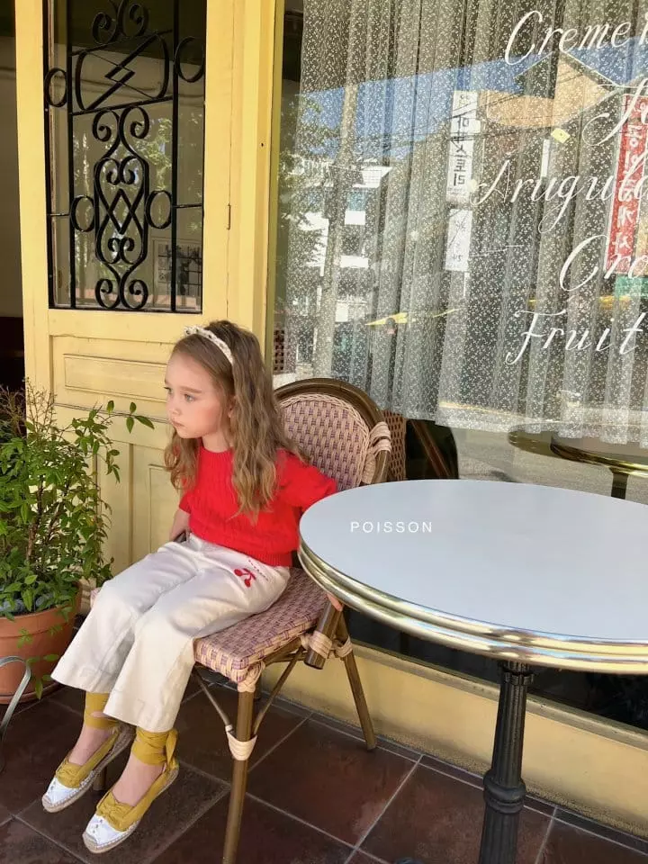 Poisson - Korean Children Fashion - #littlefashionista - Twist Knit Tee - 3