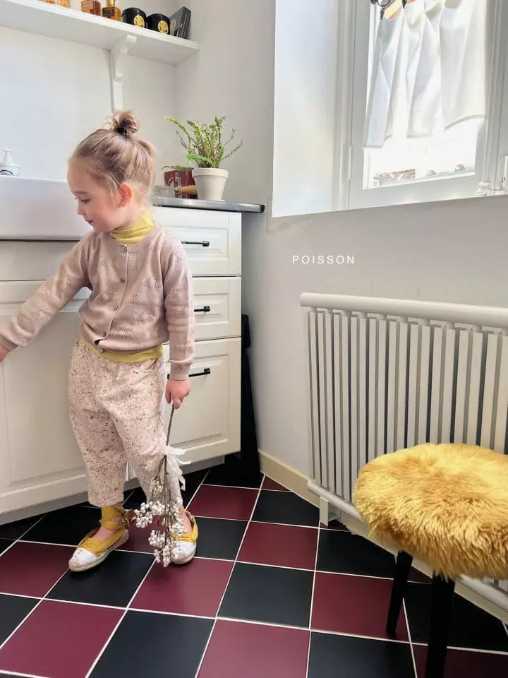 Poisson - Korean Children Fashion - #littlefashionista - Flower Easy Pants - 8