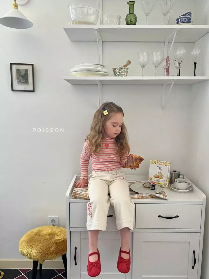 Poisson - Korean Children Fashion - #magicofchildhood - Cherry EmbrodieryHiarpin - 2