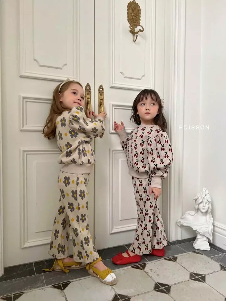Poisson - Korean Children Fashion - #magicofchildhood - Puff Top Bottom Set - 7