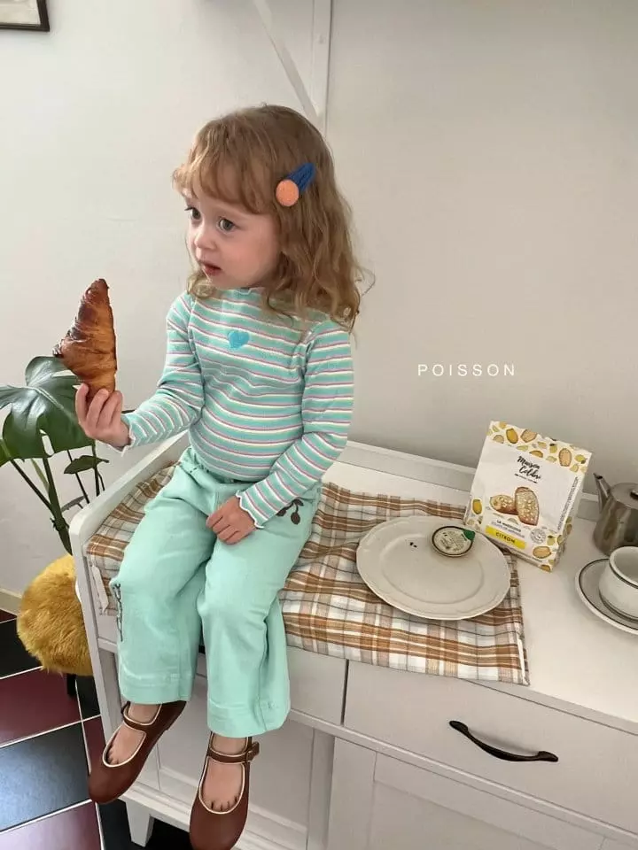 Poisson - Korean Children Fashion - #minifashionista - Tulip Embroidery Set - 7