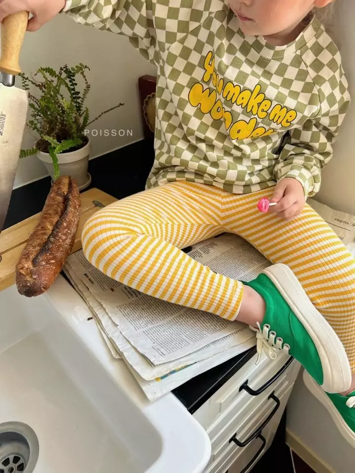 Poisson - Korean Children Fashion - #minifashionista - Checker Tee - 5