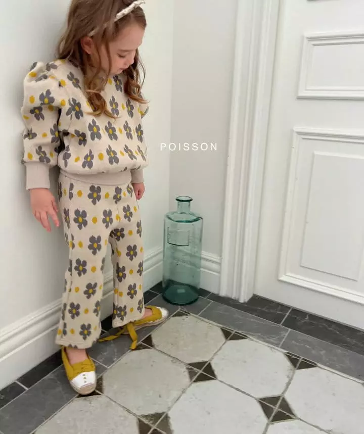 Poisson - Korean Children Fashion - #prettylittlegirls - Puff Top Bottom Set - 9