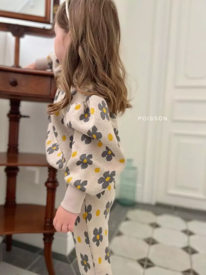 Poisson - Korean Children Fashion - #stylishchildhood - Puff Top Bottom Set - 12