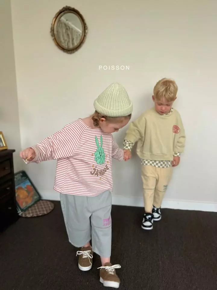 Poisson - Korean Children Fashion - #todddlerfashion - Cotton Loui Oatns - 8