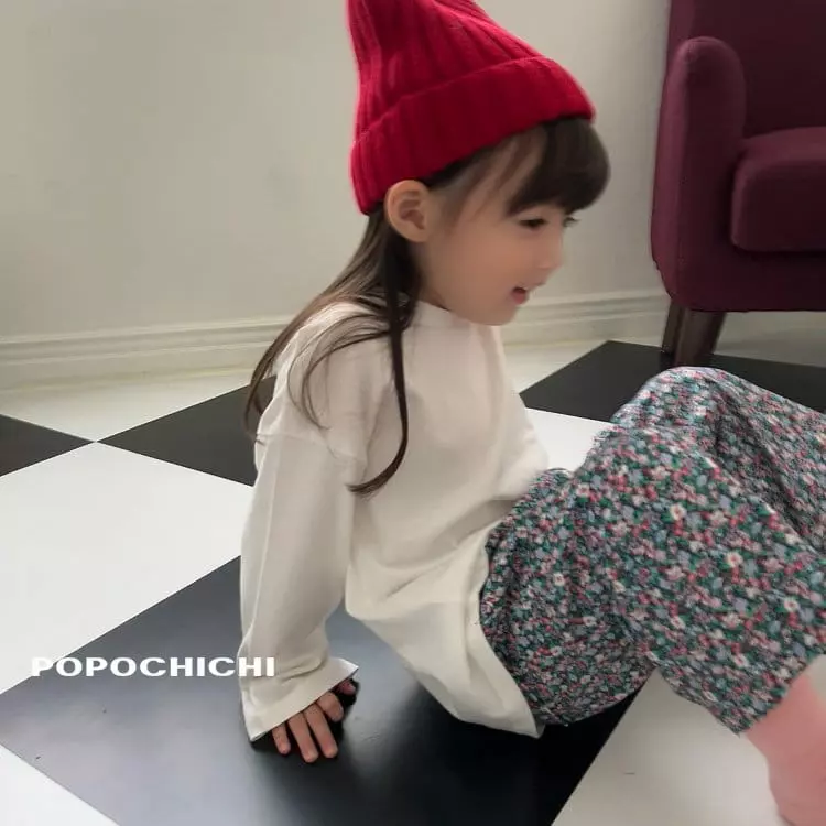 Popochichi - Korean Children Fashion - #Kfashion4kids - San Francisco Flower Pants - 3