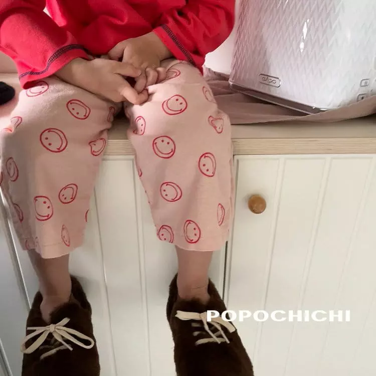 Popochichi - Korean Children Fashion - #Kfashion4kids - Smile Pants