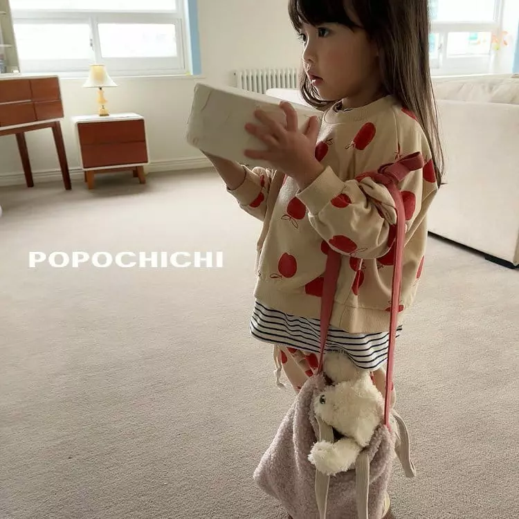 Popochichi - Korean Children Fashion - #childofig - Basic Apple Sweatshirt - 5