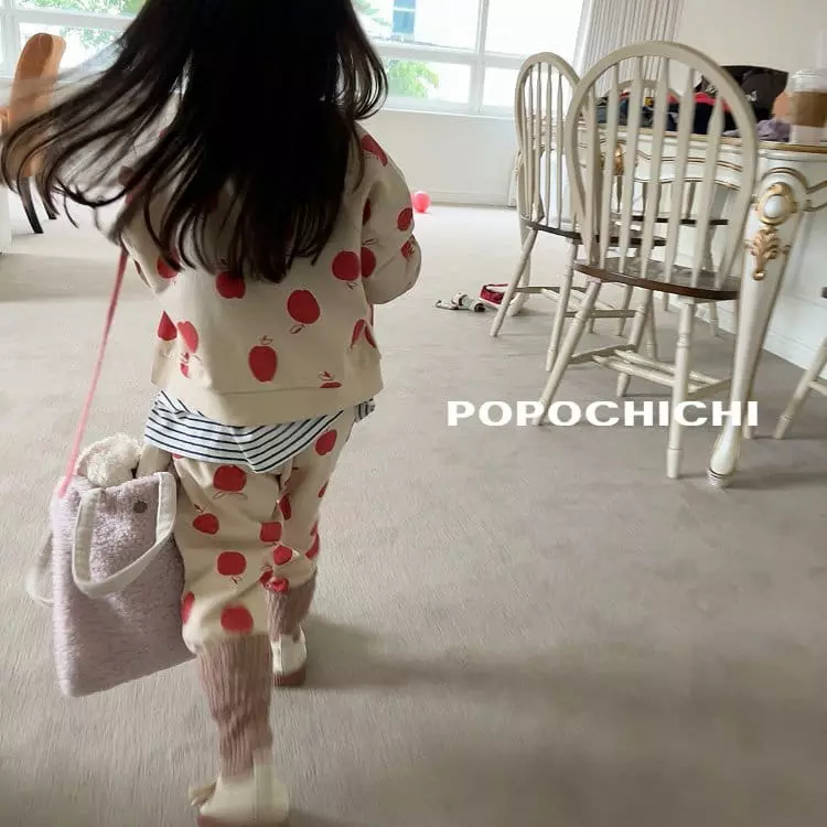 Popochichi - Korean Children Fashion - #childrensboutique - Basic Apple Sweatshirt - 6