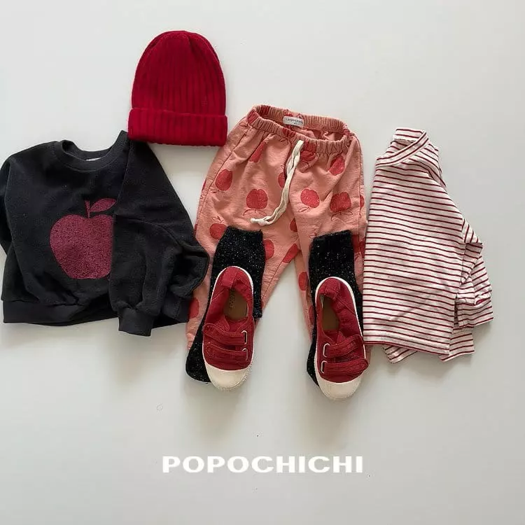 Popochichi - Korean Children Fashion - #childrensboutique - Italy Apple Sweatshirt
