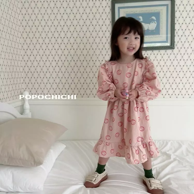 Popochichi - Korean Children Fashion - #childrensboutique - Smile One-piece - 7
