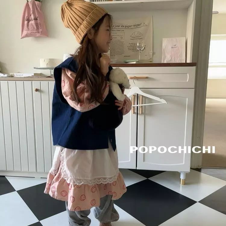 Popochichi - Korean Children Fashion - #childrensboutique - Pocket Mon Vest - 6