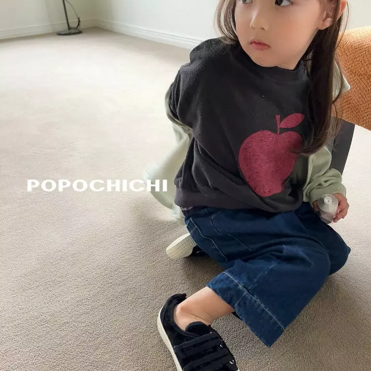 Popochichi - Korean Children Fashion - #discoveringself - Italy Apple Sweatshirt - 3